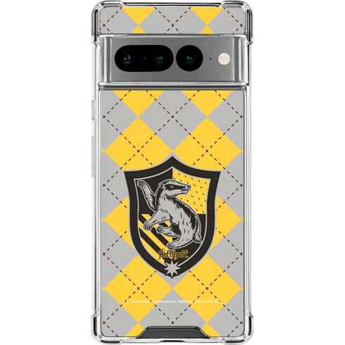 Wizarding World Harry Potter Hufflepuff Crest Google Pixel 7 Pro Clear Case